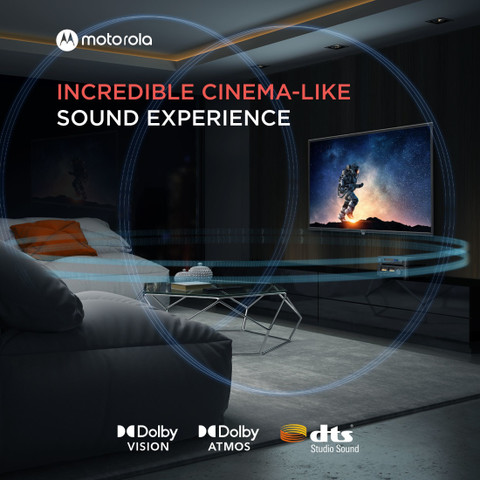 MOTOROLA ZX2 100 cm (40 inch) Full HD LED Smart Android TV with
