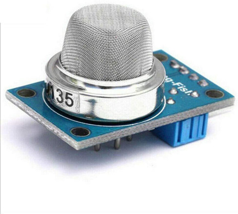 Gas Sensor With Blue Box Module Electrobot MQ135 Air Quality and Hazardous Gas Detection Sensor Module ...