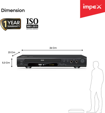 IMPEX PRIME DX1 5.1 inch DVD Player - IMPEX : Flipkart.com