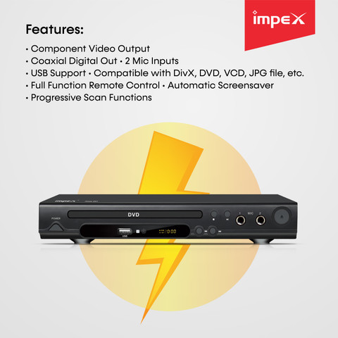 IMPEX PRIME DX1 5.1 inch DVD Player - IMPEX : Flipkart.com