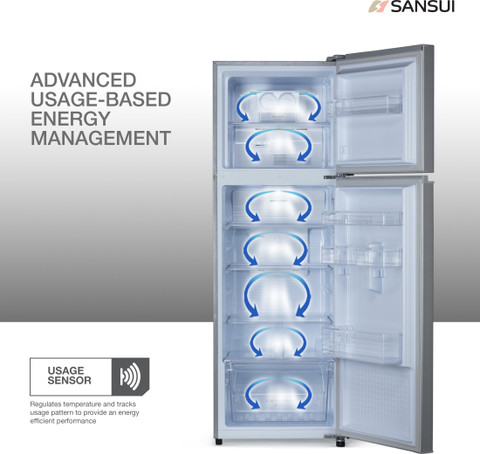 Sansui 308 L Frost Free Double Door 2 Star Refrigerator Online at