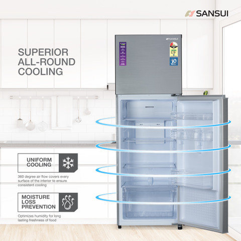Sansui 308 L Frost Free Double Door 2 Star Refrigerator Online at