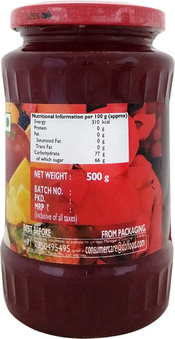 JAM出品 MOTHER'S RECIPE Mixed Fruit Jam Price in India - Buy MOTHER'S