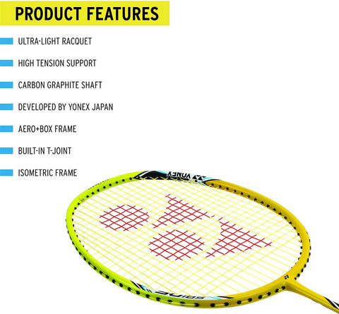 忍 YONEX Arc Saber Light 10i Strung RacquetWith BG 66 Ultimax String