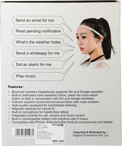 Techzo TZ-02 Bluetooth Price in India - Buy Techzo TZ-02 Bluetooth ...