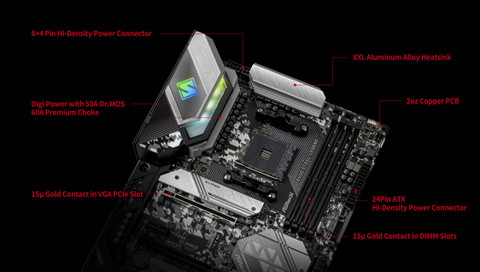ASRock B550 STEEL LEGEND AM4Socket ATX AMD B550 Chipset DDR4