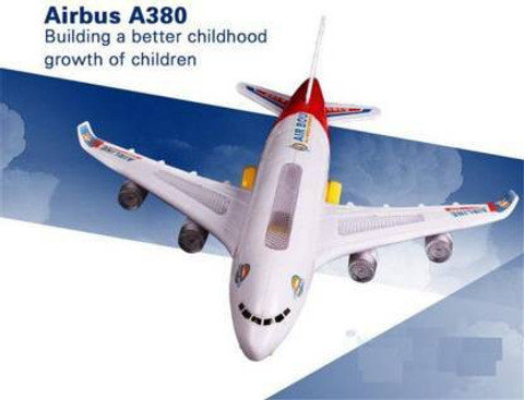 NKZ Airbus A380 Airplane Model Toys With Loud Musical