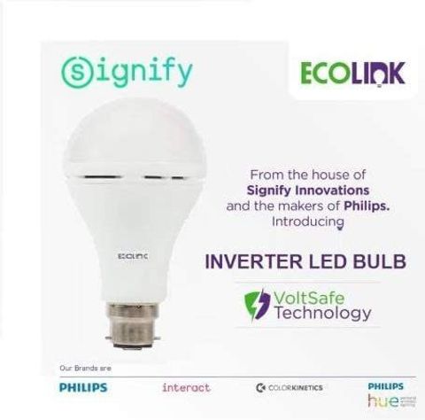 EcoLink Inverter Bulb 14 Watt Rechargeable Emergency LED Bulb Pack of 4 ...