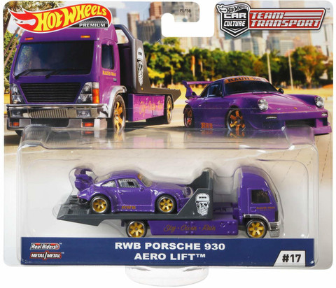 HOT WHEELS TEAM TRANSPORT - RWB PORSCHE 930 AERO LIFT - TEAM