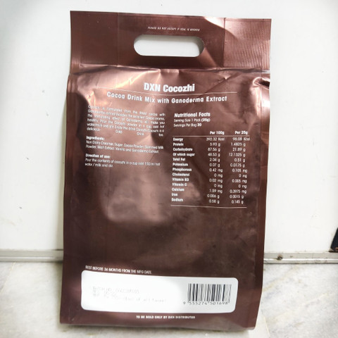 DXN Cocozhi (cocoa Drink mix with Ganoderma Extract Nutrition
