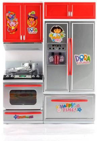 衛生日用品 dora Toyporium Dora Kitchen Set For Kids | Multi Color & Model | Light