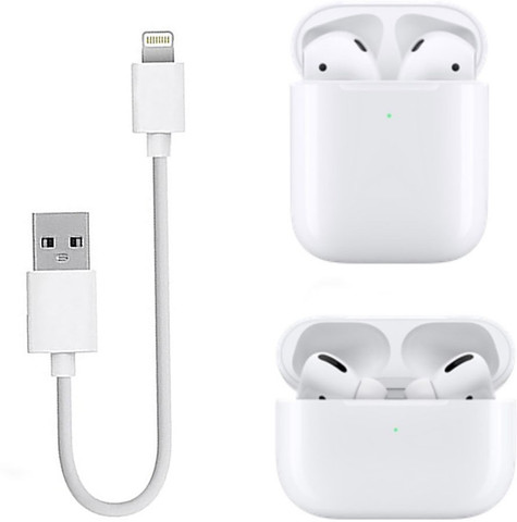 Moojlo Lightning Cable 0.1 m Air-True Ear_Buds Charging Cable For