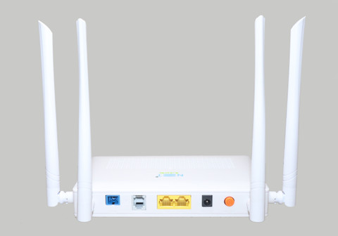 NETLINK GPON ONT 2GE+1POTS+AC WiFi (HG323DAC) 4Antenna Dual Band Router ...