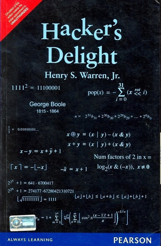 Hacker's Delight: Buy Hacker's Delight by Warren Henry S. at Low