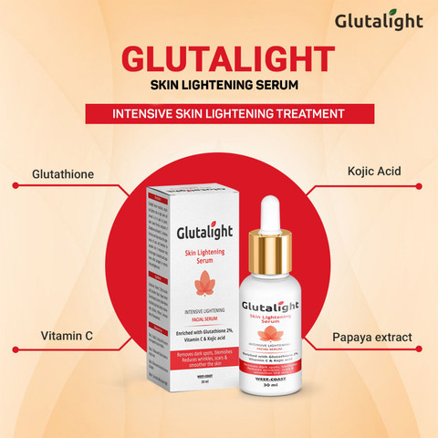 glutalight glutathione vitamin c kojic acid skin whitening cream Glutalight Glutathione, Vitamin C, Kojic Acid Skin Lightening, Brightening  Serum