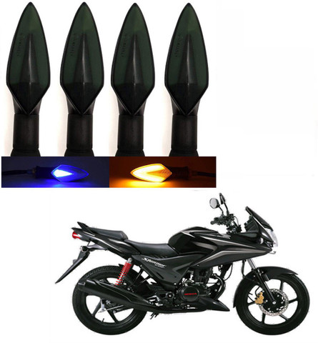 Vespa Front Rear Indicators Amber Lens Set of 4 PX 125 150 200 LML Stella