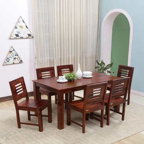 Vinod Furniture Beautiful Dining Set Handicraft solid Sheesham Wood Solid  Wood 6 Seater Dining Set Price in India - Buy Vinod Furniture Beautiful  Dining Set Handicraft solid Sheesham Wood Solid Wood 6
