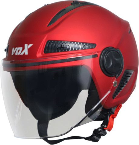 Steelbird Boxx Open Face Helmet, ISI Certified Helmet Motorbike