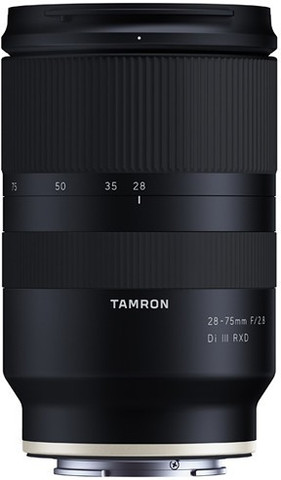 TAMRON 28-75mm F/2.8 Di III RXD ソニー用 Tamron 28–75mm F/2.8 Di III RXD for Sony Full-Frame Mirrorless