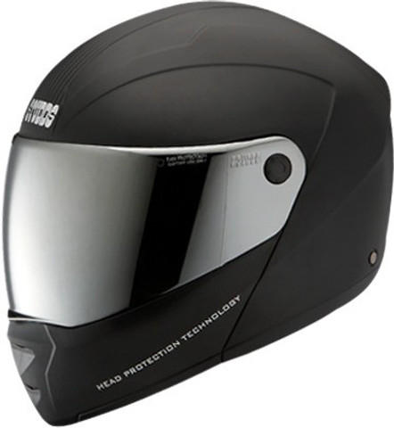 STUDDS NINJA ELITE MIRROR VISOR BLACK WITH BLACK CARBON CENTRE