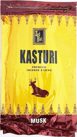 PANDIT STORE Zed Black Premium Incense Stick || Kasturi, Charlie