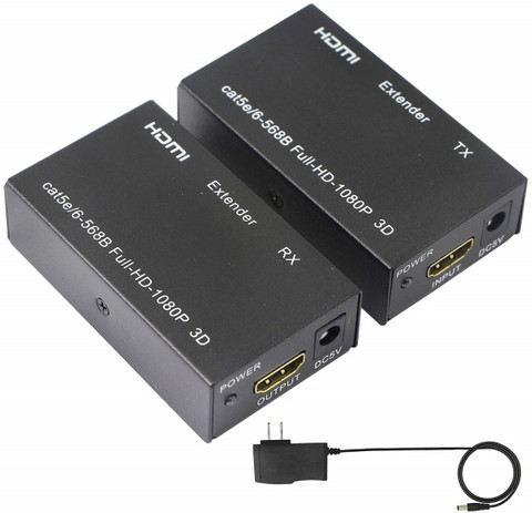 NAPA HDMI CAT5e Extender　　※2個セット　RXとTX OcAfee HDMI Extender/Extension RX Receiver TX Transmitter HDMI