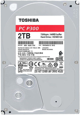 TOSHIBA P300 2 TB Desktop, Servers, Network Attached Storage