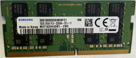 Samsung 2RX8 DDR4 16 GB (Dual Channel) Laptop (M471A2K43DB1 - CWE