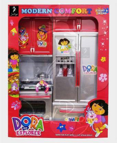Toyporium Dora Kitchen Set For Kids | Multi Color & Model | Light