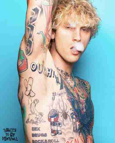 mgk smoking cigarettes SO FINE. btw i can almost smell cigarette smoke on my phone screen : @infamouzcreationz on ig : April 4, 2024. Bluestone, Columbus, Ohio. : mgk aka machine gun kelly Machine Gun Kelly Smoking GIF