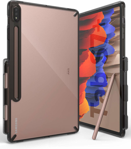 Samsung Galaxy Tab S7 plus 5G 本体とケース Ringke Back Cover for Samsung Galaxy Tab S7 Plus 12.4 inch