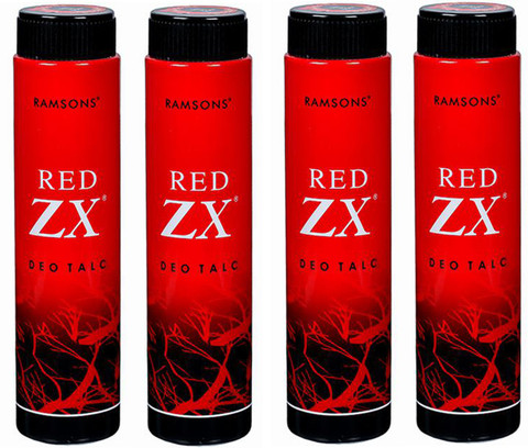 RAMSONS Red ZX DEO Talc Powder Buy Offer Pack 3 Get 1 Free - Price