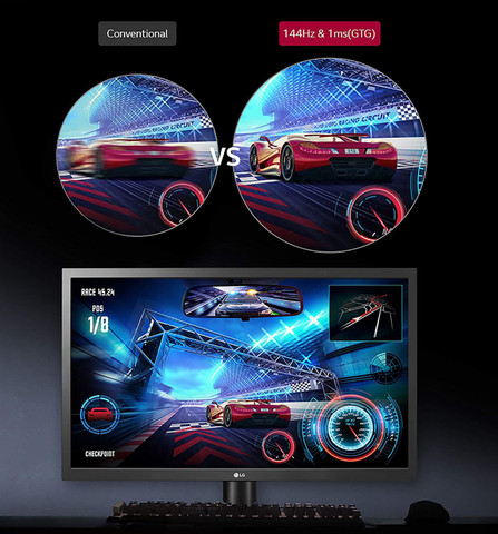 LG ULTRAGEAR GAMING SERIES 60.96 cm (24 inch) Full HD LED Backlit