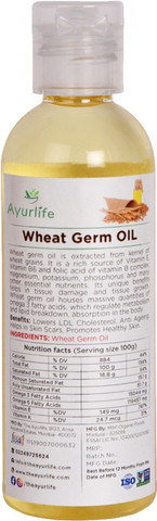 Wheat germ oil refined organic carrier cold pressed premium 100% pure 8