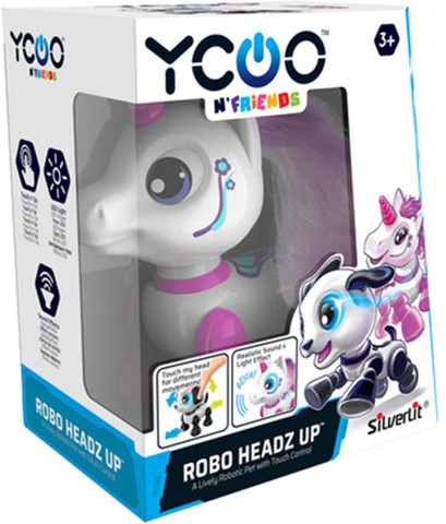 Silverlit YCOO ROBO HEADS UP- Robotic Unicorn Toy for girls - YCOO