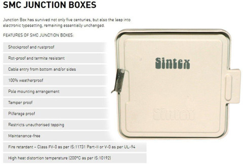 Sintex GSJB-1414 Metal Electrical Box Price in India - Buy Sintex