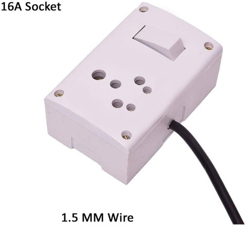 Switchboard Extensor Single Hiru Power Extension Switch Board for Heavy Appliances with 16 AMP ...