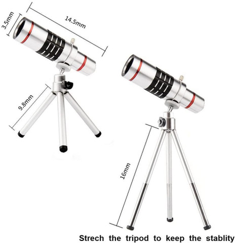 Smiledrive iPhone 12 Mini 18X Telescope Lens KIT Set - Zoom Lens