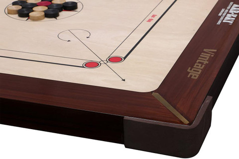 Athletive Championship Plywood Carrom Board (Bulldog 24mm) 5.8 cm