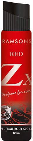 RAMSONS Red ZX Deodorant Spray - For Men & Women - Price in India
