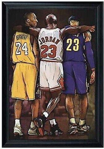 Matte Photo Paper Kobe Bryant Michael Jordan Lebron James Poster