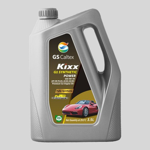 GS CAlTEX Kixx G1 Synthetic Power SAE 5W-30 API SN Plus Full