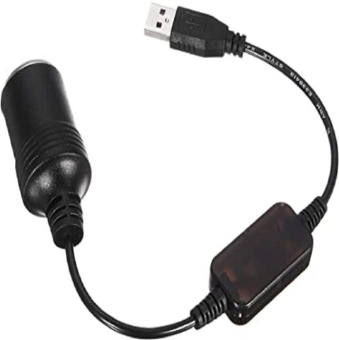 MS WORLD Socket USB Male to 12V Car Cigarette Lighter Socket Female Adapter  Wire Car Cigarette Lighter Price in India