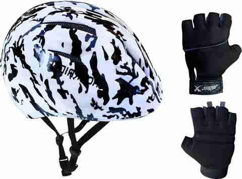 bicycle helmet and gloves Youth Kids Offroad Gear Combo Goggles DOT Motocross Off-Road Racing ATV Dirt Bike Protector (#1, M) : Automotive The Helmet Athletic cyclist wearing glasses and