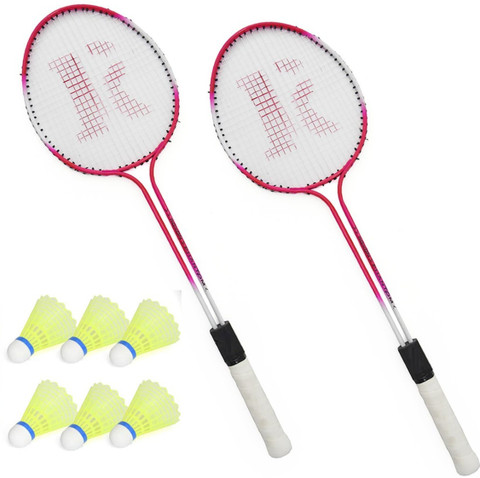 ZXX XTREME ZX Double Rod Badminton Racquet Racket Kit with Plastic