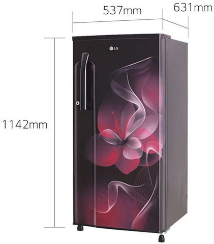 LG 188 L Direct Cool Single Door 3 Star Refrigerator Online at
