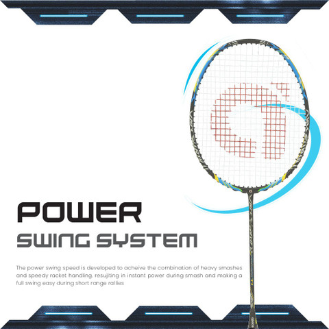 UltimateBigWaveGun 9’11” apacs Vanguard 77 (Nano Graphite) Grey Strung Badminton Racquet