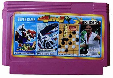 Pacificdeals 8 Bit Video Game Cassette Set for Kids/Adults (Pack