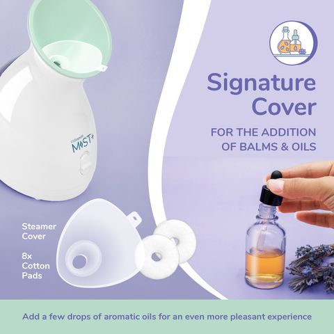 caresmith MIST+ Personal Steamer | Steamer for cold and cough vicks | 2 ...