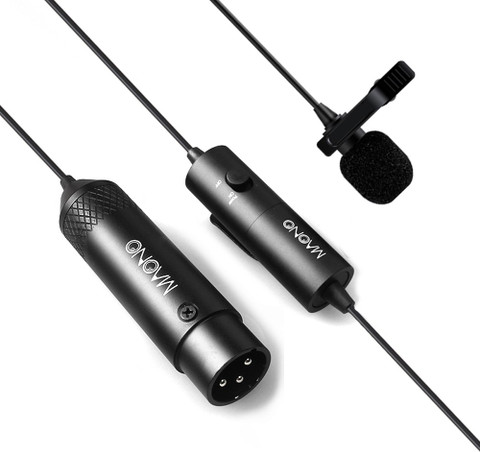 MAONO AU-XLR20 XLR Lavalier Collar Microphone, Condenser Clip-on